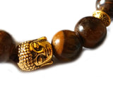 Blacksmith Tiger Eye Buddha Bracelet for Women & Men- Tiger Eye Bracelet
