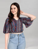 Blacksmith Multicolour Printed Top