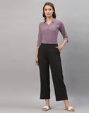 blacksmith lavender women casual shirt for casual, corporate & office wear