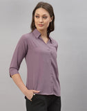 blacksmith lavender women casual shirt for casual, corporate & office wear