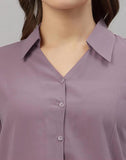 blacksmith lavender women casual shirt for casual, corporate & office wear