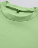 blacksmith mint green puff sleeve top for women casual, corproate & office wear