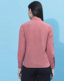 blacksmith carot pink casual shirt for women corporate & office wear