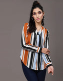 Blacksmith Multicoloured Striped Top