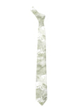 Blacksmith Marble Green and White Printed Tie for Men - Fashion Accessories for Blazer , Tuxedo or Coat