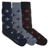 Blacksmith Aeroplane Socks 100% Soft Cotton Socks for Men