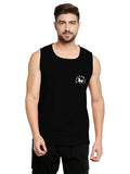 Blacksmith Black Cotton Number 7 Sando For Men - Gym Sando For Men.