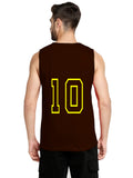 Blacksmith Brown Cotton Number 10 Sando For Men - Gym mSando For Men.