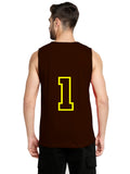 Blacksmith Brown Cotton Number 1 Sando For Men - Gym Sando for Men.