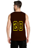 Blacksmith Brown Cotton Number 28 Sando For Men - Gym Sando For Men.