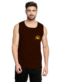 Blacksmith Brown Cotton Number 100 Sando For Men - Gym Sando For Men.