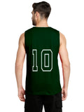 Blacksmith Dark Green Cotton Number 10 Sando For Men - Gym Sando for Men.