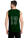 Blacksmith Dark Green Cotton Number 17 Sando For Men - Gym Sando For Men.