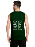 Blacksmith Dark Green Cotton Number 28 Sando For Men - Gym Sando For Men.