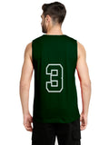 Blacksmith Dark Green Cotton Number 3 Sando For Men - Gym Sando For Men.