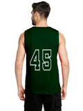 Blacksmith Dark Green Cotton Number 45 Sando For Men - Gym Sando for Men.