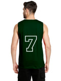 Blacksmith Dark Green Cotton Number 7 Sando For Men - Gym Sando for Men.