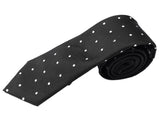 Blacksmith Black Polka Dot Tie for Men