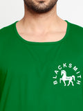 Blacksmith Green Cotton Number 100 Sando For Men - Gym Sando For Men.