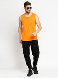 Blacksmith Orange Cotton Number 45 Sando For Men - Gym Sando For Men.