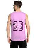 Blacksmith Pink Cotton Number 28 Sando For Men - Gym Sando For Men.