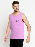 Blacksmith Pink Cotton Number 7 Sando For Men - Gym Sando For Men.