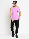 Blacksmith Pink Cotton Number 7 Sando For Men - Gym Sando For Men.