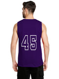 Blacksmith Purple Cotton Number 45 Sando For Men - Gym Sando For Men.