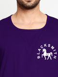 Blacksmith Purple Cotton Number 93 Sando For Men - Gym Sando For Men.