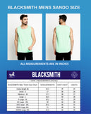 Blacksmith Red Cotton Number 1 Printed Sando For Men - Gym Sando For Men.