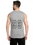 Blacksmith Silver Cotton Number 93 Sando For Men - Gym Sando For Men.