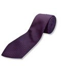 Blacksmith Purple Zigzag Jacquard Tie for Men