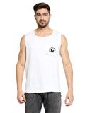 Blacksmith White Cotton Number 28 Sando For Men - Gym Sando For Men.