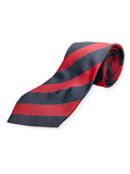 Blacksmith Red and Black Stripes Tie for Men