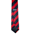 Blacksmith Red and Black Stripes Tie for Men