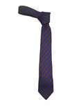 Blacksmith Brown and Purple Stripes Tie for Men.