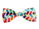 Blacksmith Abstract Multicolor Adjustable Fashion Bowtie for Men - Bow ties for Tuxedo and Blazers