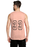 Blacksmith Beige Cotton Number 33 Sando For Men - Gym Sando for Men.