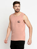 Blacksmith Beige Cotton Number 10 Sando For Men - Gym Sando For Men.