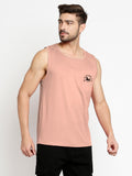 Blacksmith Beige Cotton Number 18 Sando For Men - Gym Sando For Men.