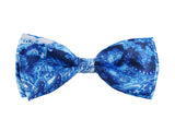 Blacksmith Deep Blue Paisley Adjustable Fashion Bowtie for Men - Bow ties for Tuxedo and Blazers