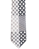 Blacksmith White Japanese Art Printed Tie for Men - Fashion Accessories for Blazer , Tuxedo or Coat