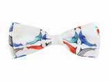 Blacksmith White Dolphin Multicolor Adjustable Fashion Bowtie for Men - Bow ties for Tuxedo and Blazers