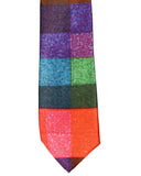 Blacksmith Multicolor Water Checks Printed Tie for Men - Fashion Accessories for Blazer , Tuxedo or Coat