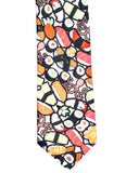 Blacksmith Multicolor Sushi Printed Tie for Men - Fashion Accessories for Blazer , Tuxedo or Coat