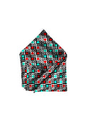 Blacksmith I Love Me White Printed Pocket Square for Men