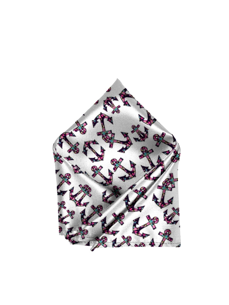 Drake's Plane Print Pocket Square