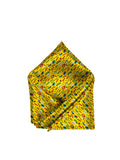 Blacksmith Yellow Boom Pow Printed Pocket Square for Men