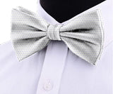 Blacksmith | Blacksmith Fashion | Blacksmith White V Birds Bowtie for Men