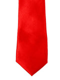 Blacksmith Red Satin Tie For Men